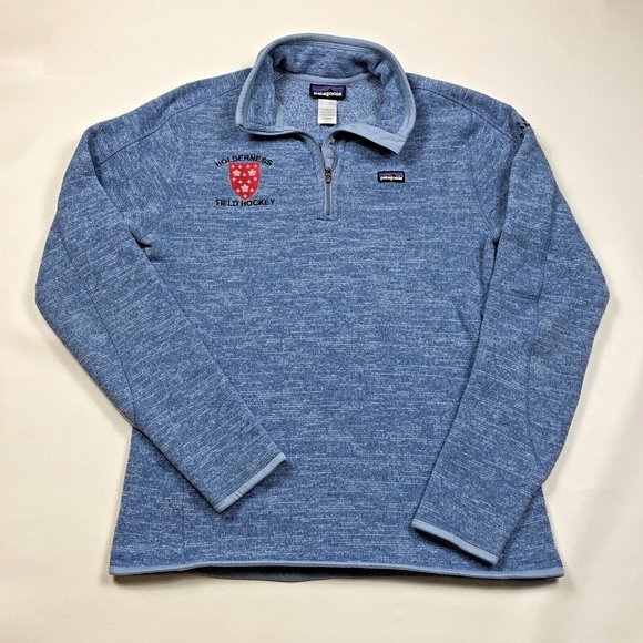 Patagonia Womens Better Sweater 1/4 Zip Holderness Field Hockey Fleece Top Large - Picture 11 of 11